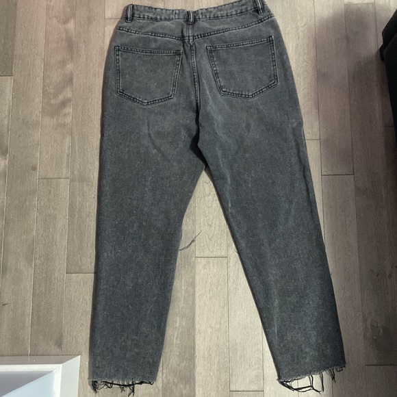 Black Refuge Denim Ripped Jeans - Picture 2 of 3